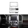Central Control Navigation Panel Trim Decor Cover For Ford F150 2015- Chrome