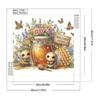 5D DIY Diamond Painting Honeybee Honey Series Partial Special Shaped Drill Diamond Painting Kit Bee Decoration