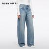 MISS SIXTY 2026 Spring Women's Cotton Studded Vintage Wash Carrot Jeans