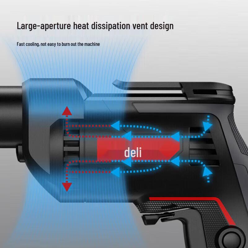 Deli DE-DZ10-1 Electric Drill CN plug (adapter included)