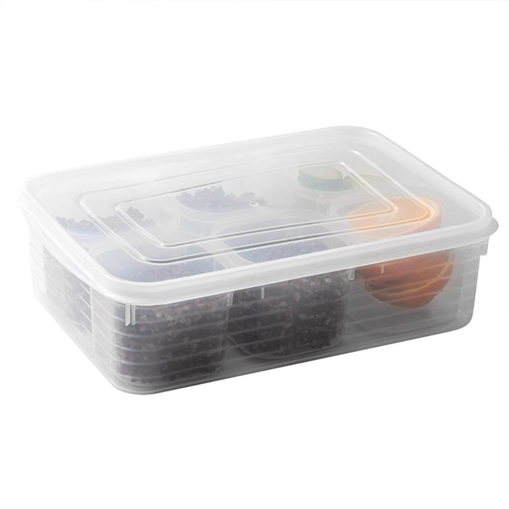 Transparent Refrigerator Storage Box Multifunctional Food Classification Shelf Fridge Organizer Rack Resuable Durable