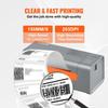 Thermal Label Printer, 203DPI 60pcs/min for 4x6 Mailing Packages, USB Connection & Automatic Label Recognition, Support Windows/MacOS/Linux,