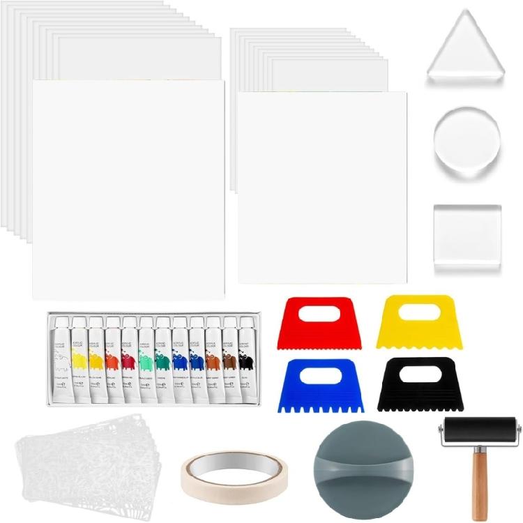 

Screen Printing Set Featuring Sturdy PET Plates And Vibranting Color 1