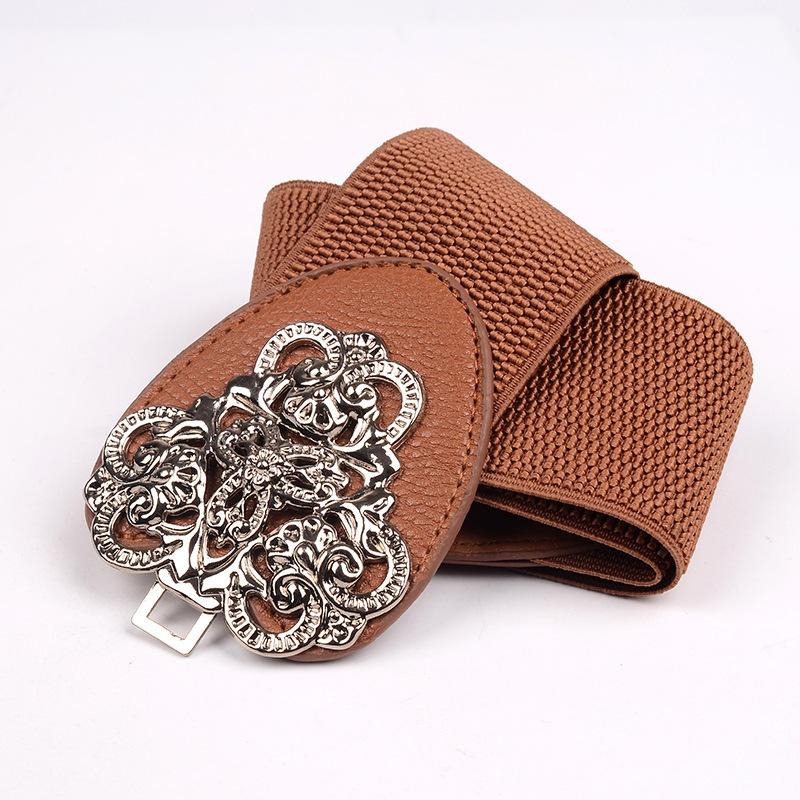 Belt Bohemian Style Waist Seal Elastic Band Strong Elastic Women Wide Women