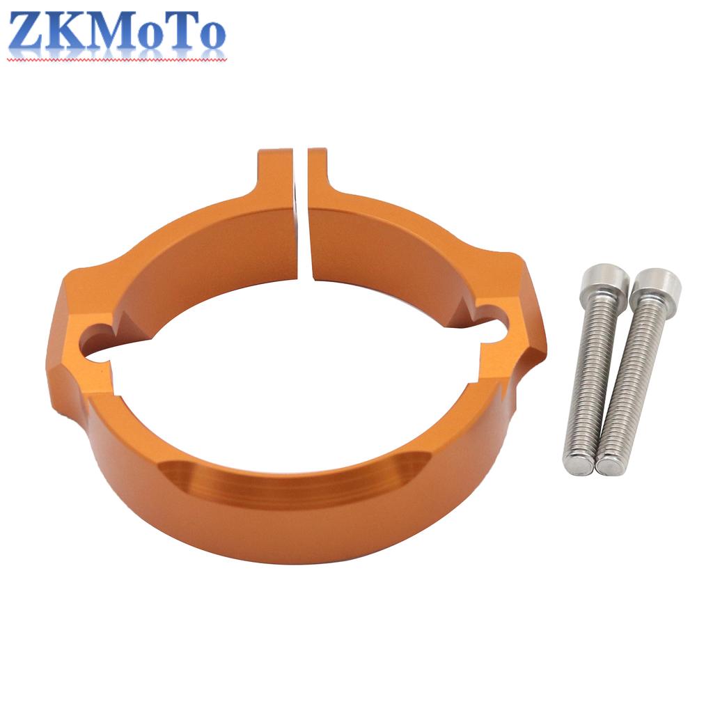 Motorcycle Exhaust Tip Muffler Pipe Clamp Flanges Protector Cover For KTM 250 300 EXC XC XCW XC-W Six Days XC-W TPI 2017 - 2024