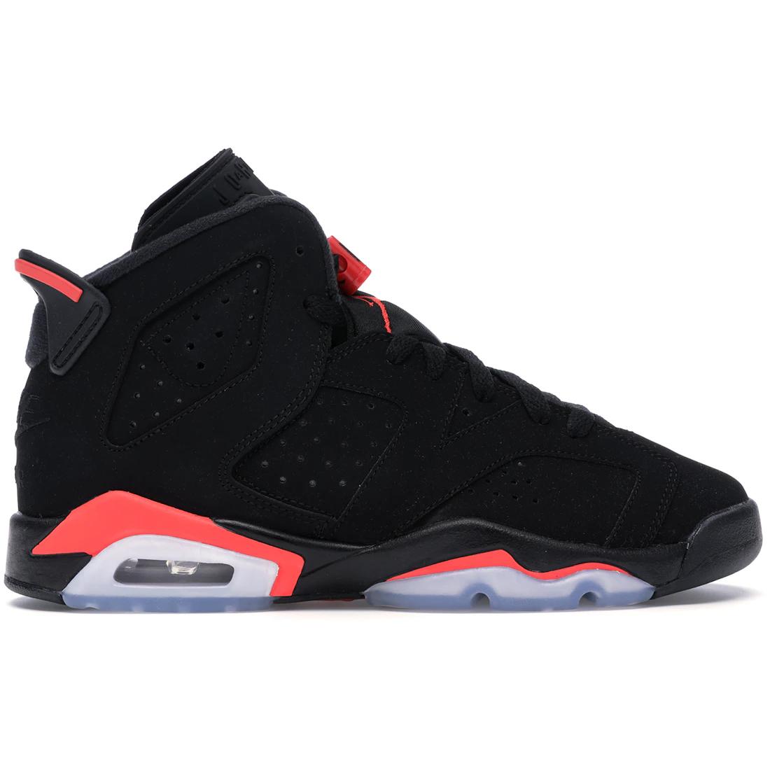 

Sneaker Jordan 6 Retro Black Infrared (2019) (GS)(384665-060) 38