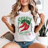 Scharfe Chilis Lebensmittel Unisex T-Shirt Grafik T-Shirt