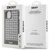 Dkny Dkhmp15Spsospw Iphone 15 / 14 / 136.1 Brązowy/Brown Hardcase Leather Printed Pattern Metal Logo Magsafe