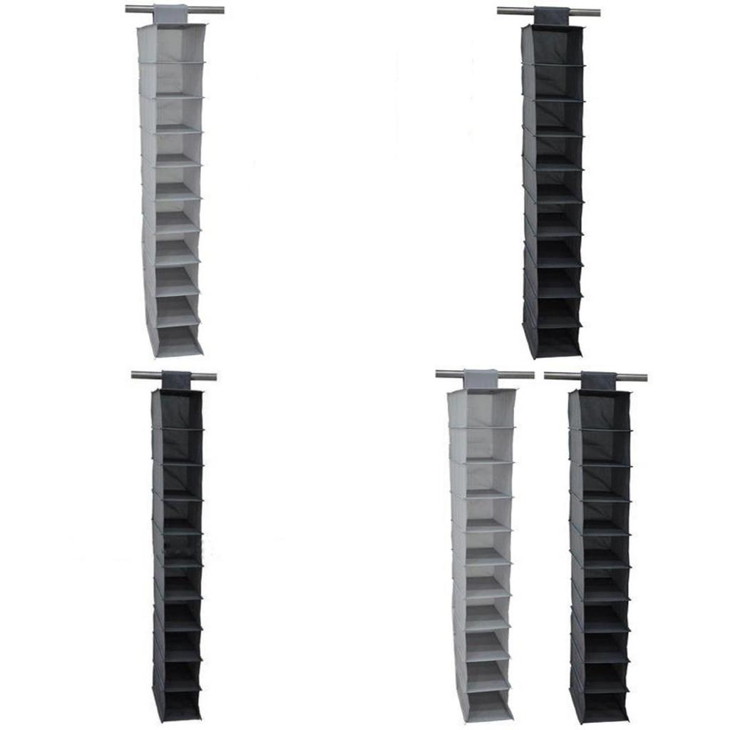 Shoe Storage Bag With Multiple Layers For Bedroom Closet And Wall Hanging Organization