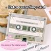 Portable Recording Greeting Card DIY Voice Recording Card New Phonograph Tape Cards