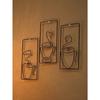 Wall Mounted Black Iron Art Minimalist Home Decor Indoor Outdoor Hanging Ornament