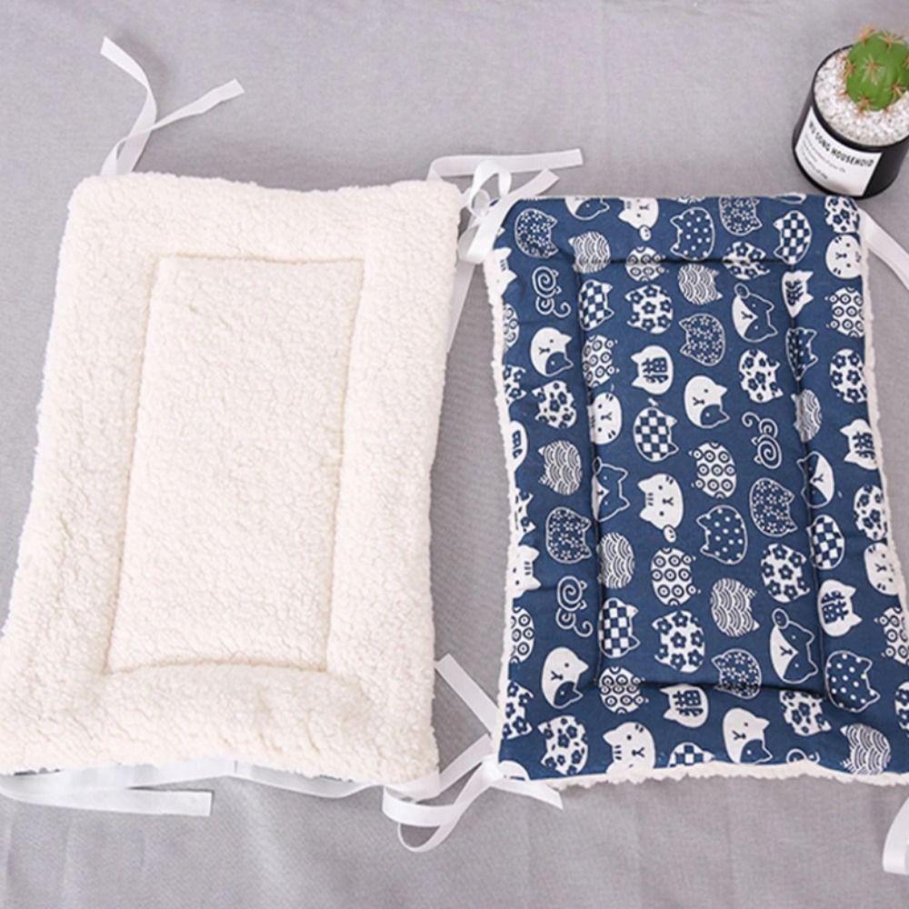 Warm Cat Cage Platform Mat Comfortable Cat Cage Mattresses Practical Pet Hammock Blanket Winter