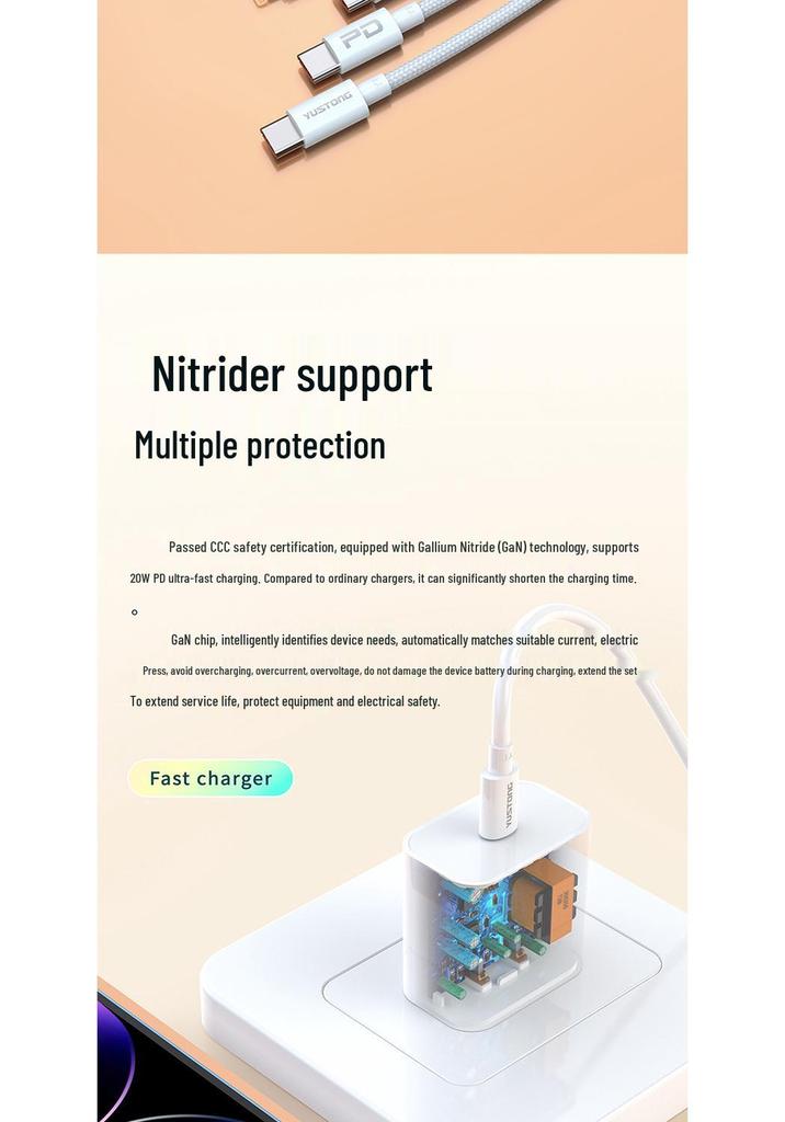 PD30W Ultra-Fast Charger Set for Apple & Huawei Devices