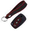 Silicone Key Case Cover For FIAT 500 Panda Stilo Ducato Punto Doblo Bravo 3 Buttons Protected Holder Fob Bag Accessories