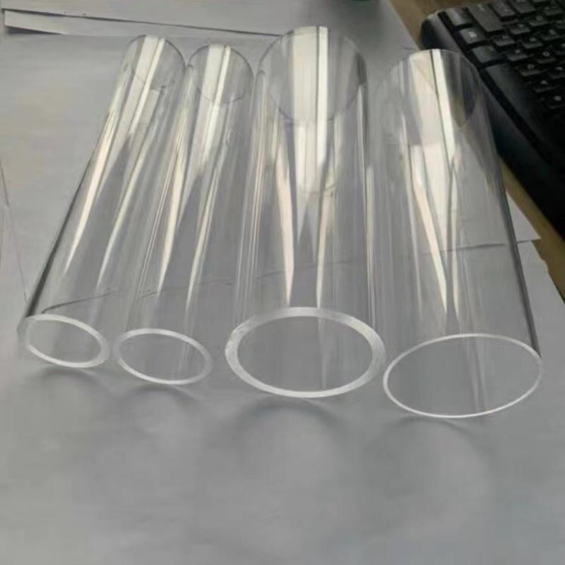 1-4Pcs Length 500mm High Transparent Acrylic Pipe OD 5mm 6mm 8mm 10mm-85mm PMMA Plexiglass Round Tube