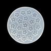 Flexible Harzform Anhängerformen Kleine Blumenform Silikonstruktur für Epoxid-Bastelarbeiten und Kreative Wanddekorationen