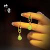 Elegant Ebony Flower Hairpin for Women – Ancient Style, High-End Feel, Simple Chinese Design, Perfect for Daily Use.
