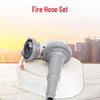 Emergency Fire Hose Set with Nozzle & Coupler