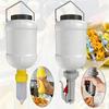 Large Capacity Squeeze Condiment Bottle Leak Resistant Sealed Refillable Container for Kitchen Sauce Dressing Food Storage
