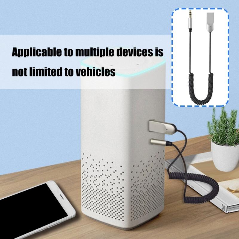 Kabellose USB-auf-3,5-mm-Auto-Adapter Klarer Klang Bluetooth-kompatible 5.4-Technologie und Plug-and-Play-Installation für Musik-Streaming