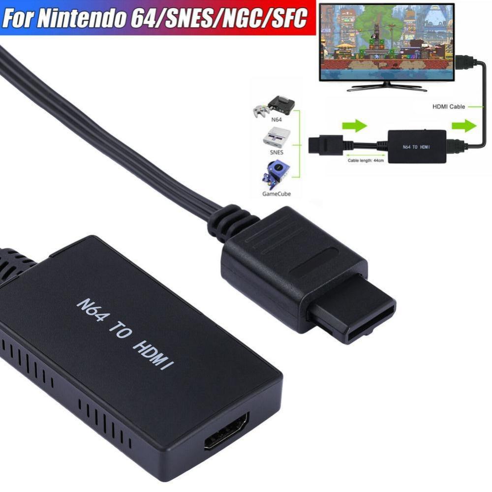 N64 To HDMI Adapter Cable – N64/SNES/NGC 1080P HD Converter