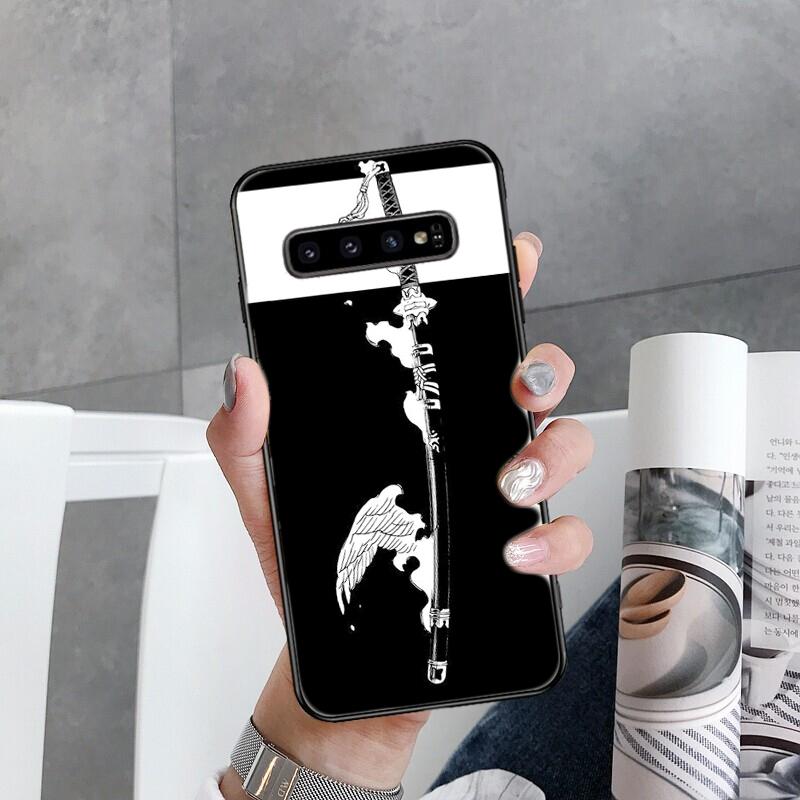 Japonsko Pouzdro na telefon samuraj Ninja pro Samsung Galaxy A13 A03 A12 A32 A71 A11 A21S A02 A52 A72 A51 A50 A70 A31 M31