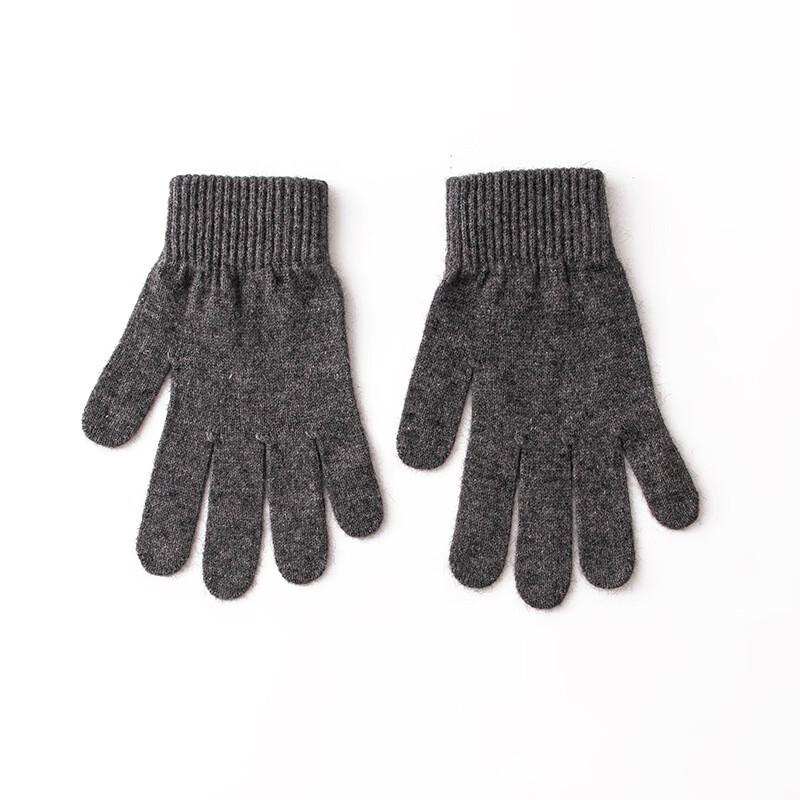DayApril Unisex Solid Color Wool Touchscreen Gloves