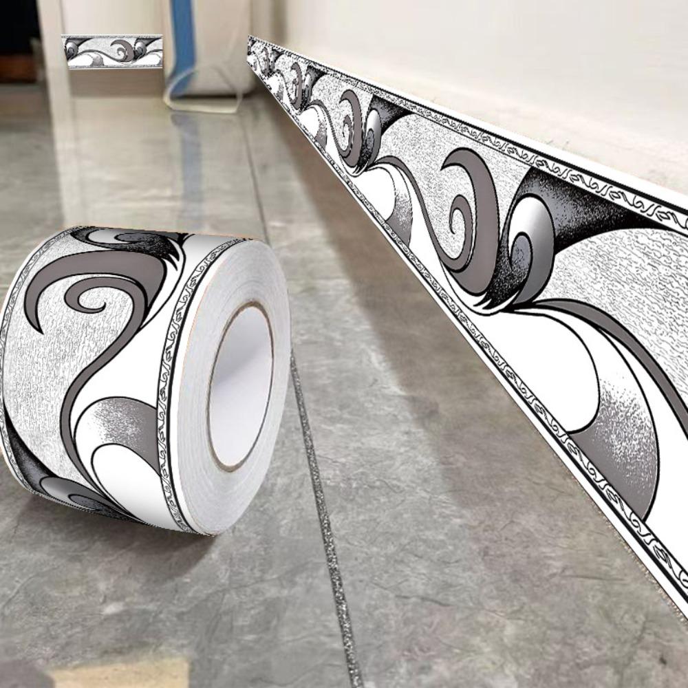 Selbstklebende Sockelleiste 10 Meter Wandaufkleber Mode Dekorleisten Zuhause