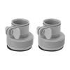 2PCS Pool Hose Adapter 1.25in to 1.5in Type B Pool Adapter Replacement Hose Adapter for 25009 Pumps Swimming Pool