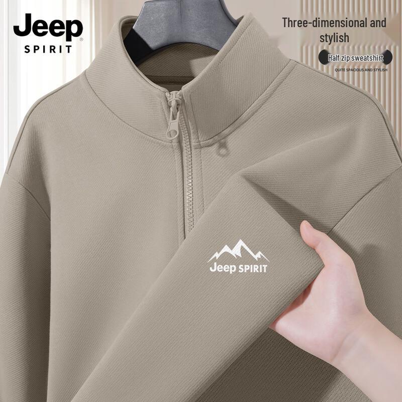 

JEEP SPIRIT Men s 2025 Autumn Casual Sweatshirt 3XL