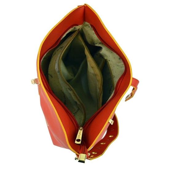 INKDICE Damenhandtasche für Damen(BZAR, Rot)