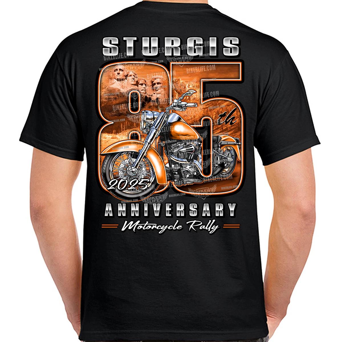 2025 Sturgis Motorcycle Rally 85th Scene Limited Edition T-Shirt No Harley M