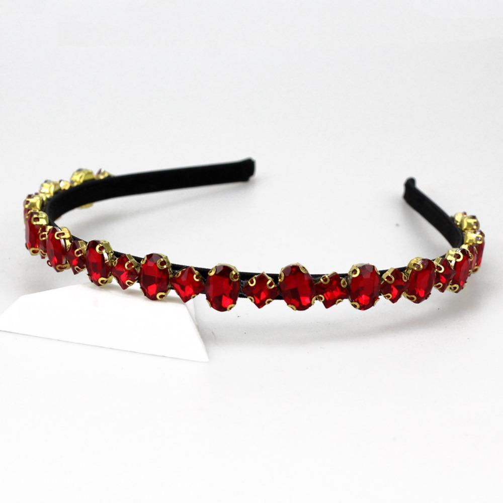 Non-Slip Sparkly Headband Crystal Bezel Crystal Hairbands Fashion Girls Hair Accessories  Wome
