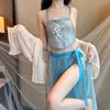 Sexy Lingerie Sexy Ancient Hanfu Republic of China Style Embroidered Pajamas Hot Uniform Seduction Suit