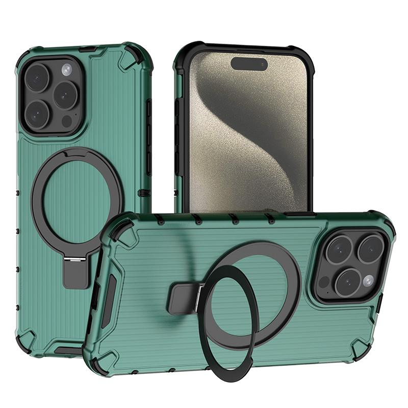

Grating clear armor metal holder phone case for iPhone 15 14 13 12 11 Pro Max military shockproof car phone magnetic hard cover For iPhone 15 Pro Max