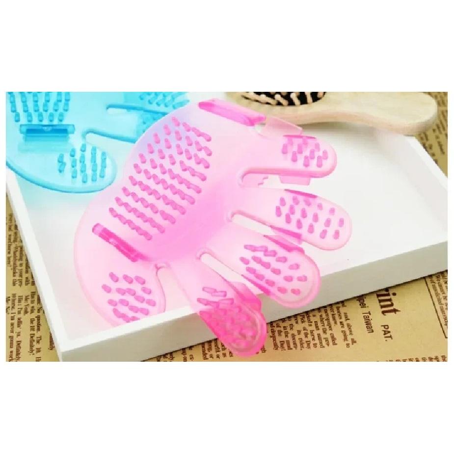 Portable Hair Cleaning Shampoo Massager Brush Scalp Comb Head Massage Pet Shower Body Silicone Cleansing Stress Relax