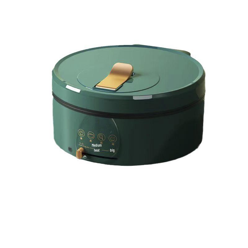 Deep Dish Electric Crepe Maker with Dual-Sided Heating - Large, Multifunctional Pan for Pancakes, Grilling, Baking, and Frying