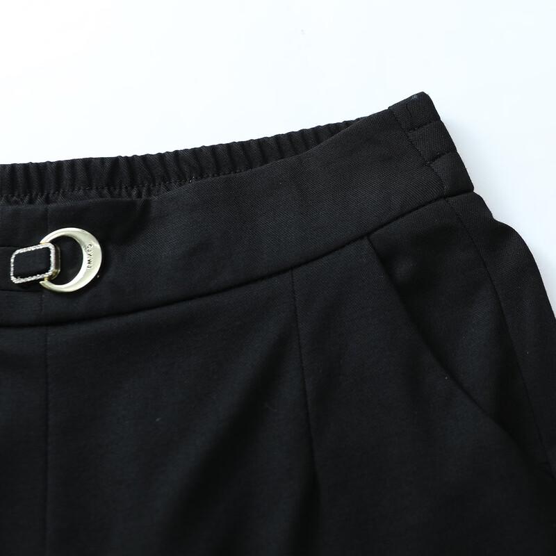 Paster Women's Casual Straight-Leg Cropped Pants