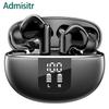 Admisitr Dual Noise-cancelling Bluetooth Headphones, ANC Wireless in-ear, Ultra-long Battery Life, Stereo