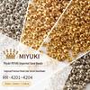 Металізовані намистини Miyuki «Рис» 1,5-3 мм для вишивки, аксесуари DIY