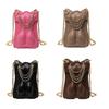 Women PU Leather Shoulder Bag Chain Strap Crossbody Bag Small Square Bag Messenger Bag Hot Girl Style Mobile Phone Bag