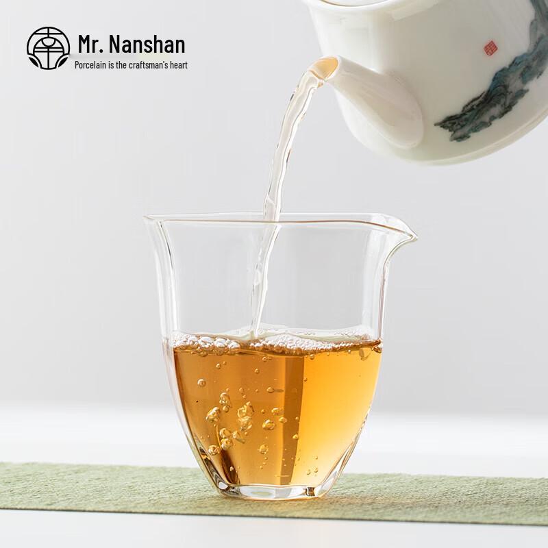 Hexagonal Heat-Resistant Glass Gongfu Tea Fairness Cup