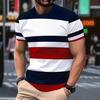 Daily Casual 3D Printed Men'S T-Shirts Fashion Street Short Sleeved Oversized Sportswear Top