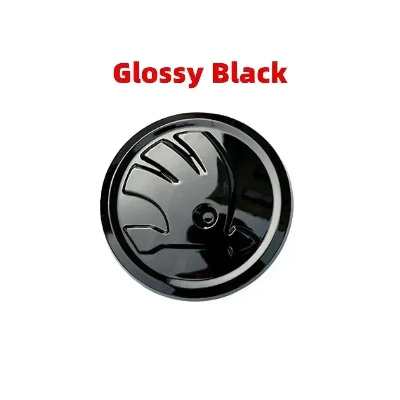 Autoaufkleber 2025 Neu ABS Auto Frontklappen-Plakette Emblem Aufkleber für SKODA Octavia Superb Rapid Spaceback Rapid Kodiaq Karoq Kamiq A