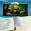 Ultra-Soft Beach Towel with Shrek Theme,Ideal for Pool - Camping, Diving - Perfect Travel Essential, Vibrant Beach Towel.