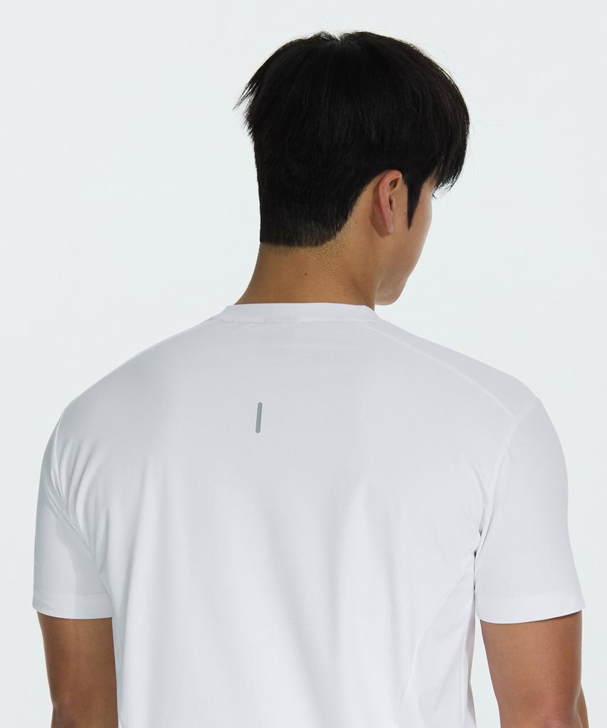 Michikoleondeonseupocheu Gym Mesh Muscle Fit Short Sleeve T-Shirt White