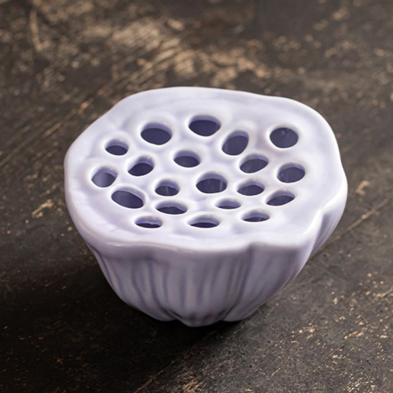 1 Stück, Keramik-Wasserspeichergefäß mit kleinem Trocken-Einweichtisch, Zen-Stil Wohnzimmer, Chinesischer Stil Blumenarrangementschale, Trockenblume, Frischblume