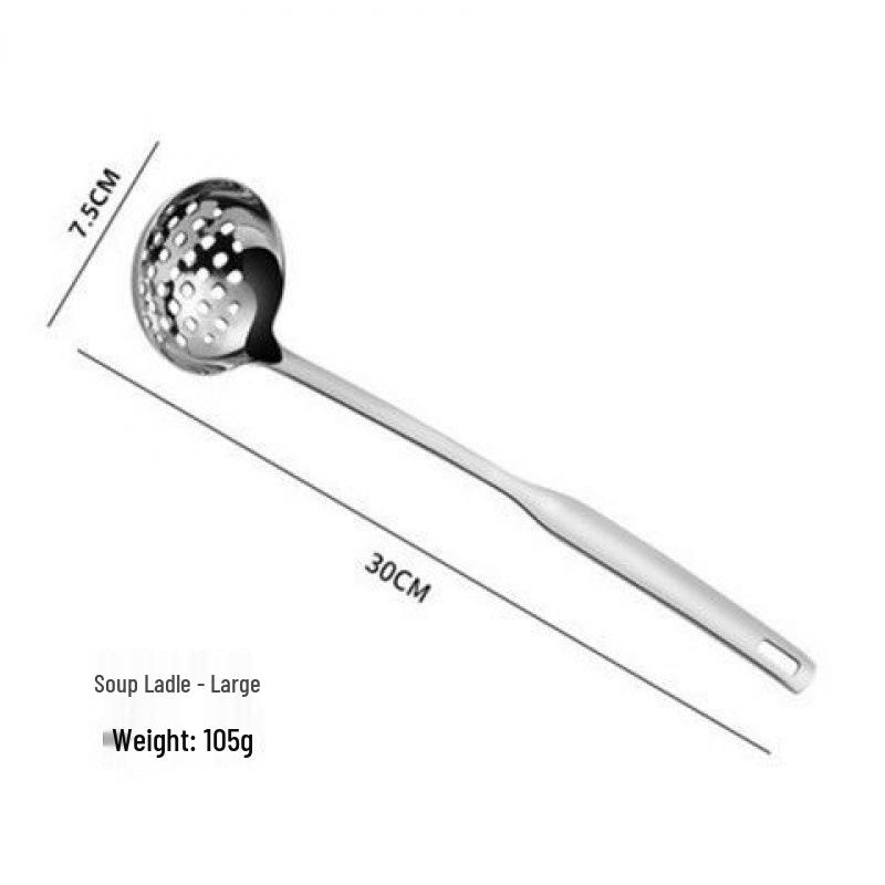 Stainless Steel Soup Ladle and Colander Holder Stand for Restaurants