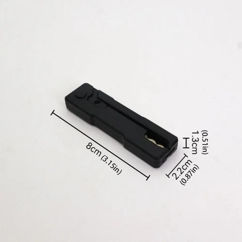 Schnell-Flip Grav Pick Rake Edelstahl Türöffner Schlüssel Effizientes Schlossknacken Fidget Toy Mini-Hakenentferner-Kit Bastler