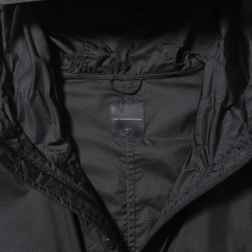 Moif [Ss25] Lt Wading Parka / Black